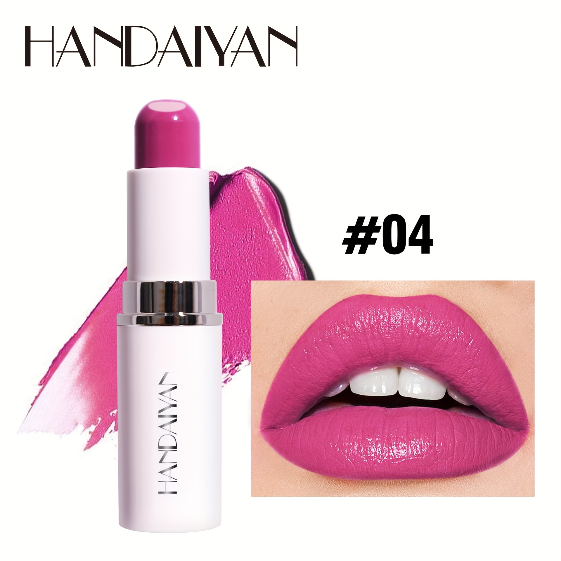 2-in-1 Sandwich Lipstick Matte Moisturizing Long Lasting Waterproof Non Smudge