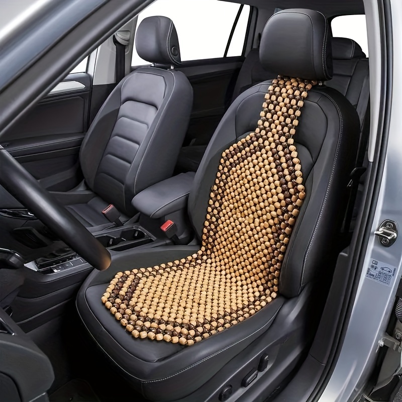 Housse de siège de voiture, coussin de siège avant en lin, pièces  automobiles respirantes et confortables