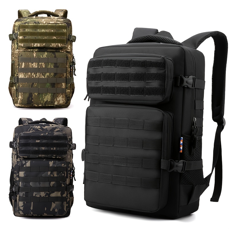 70L Tactical Canvas 35l Travel Backpack With Molle System For