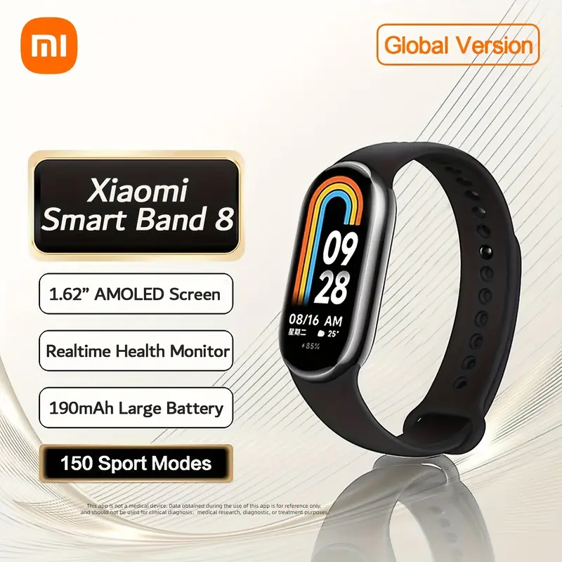 Xiaomi Mi Band 8 Global Version Amoled Screen Fitness - Temu Mexico