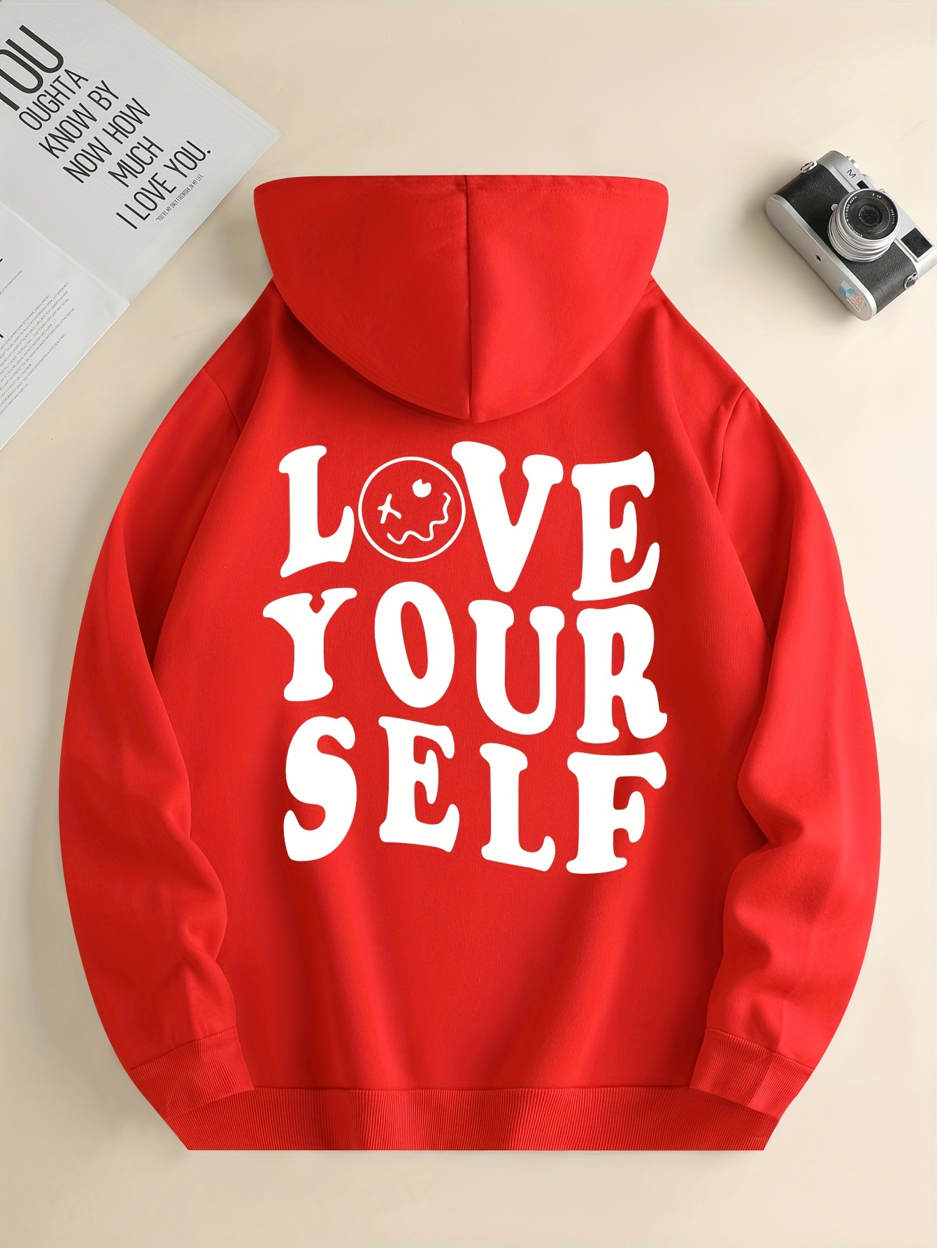 love '' Print Hoodies Men Graphic Hoodie Kangaroo Pocket - Temu