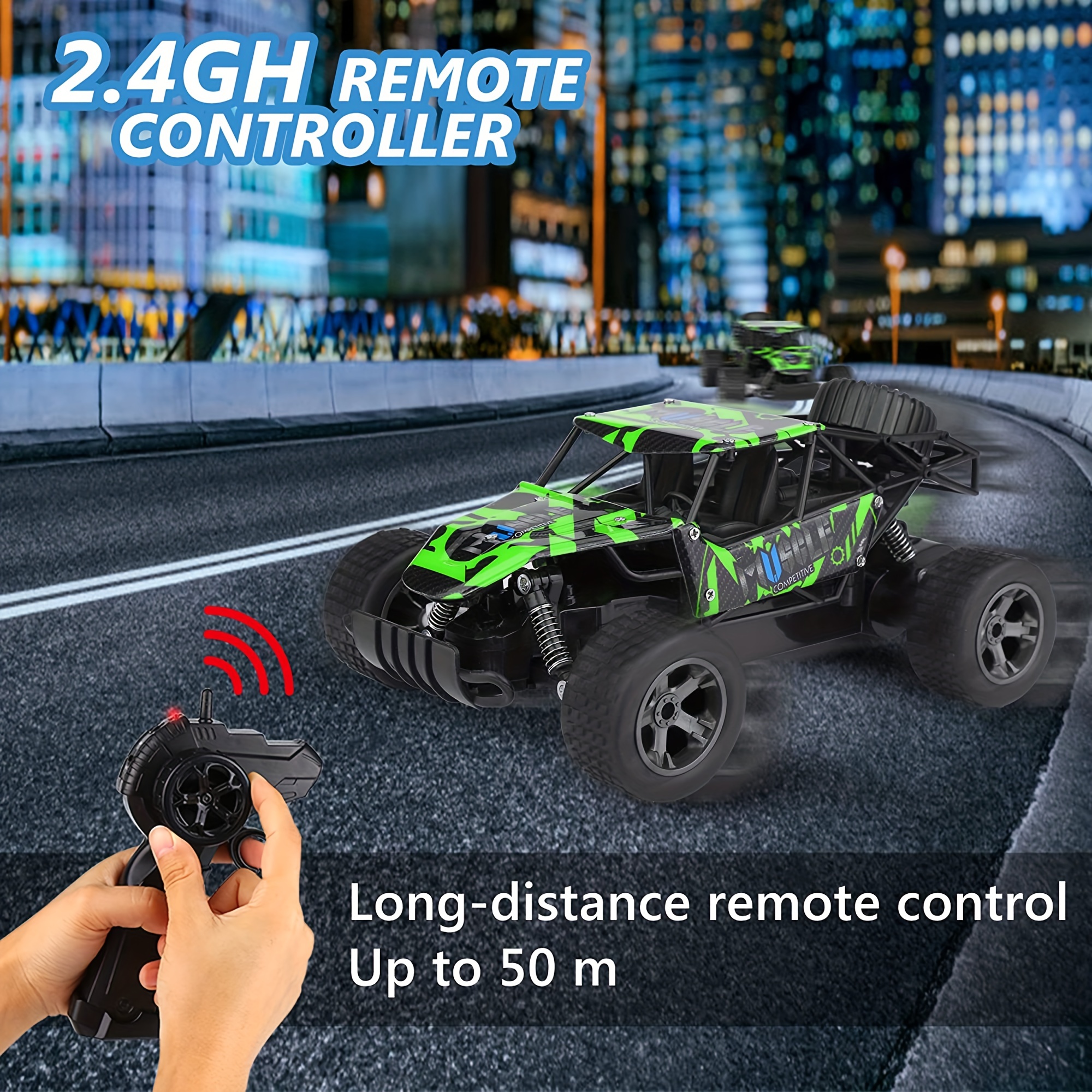 Voiture télécommandée pour garçons - Voiture de course rc haute