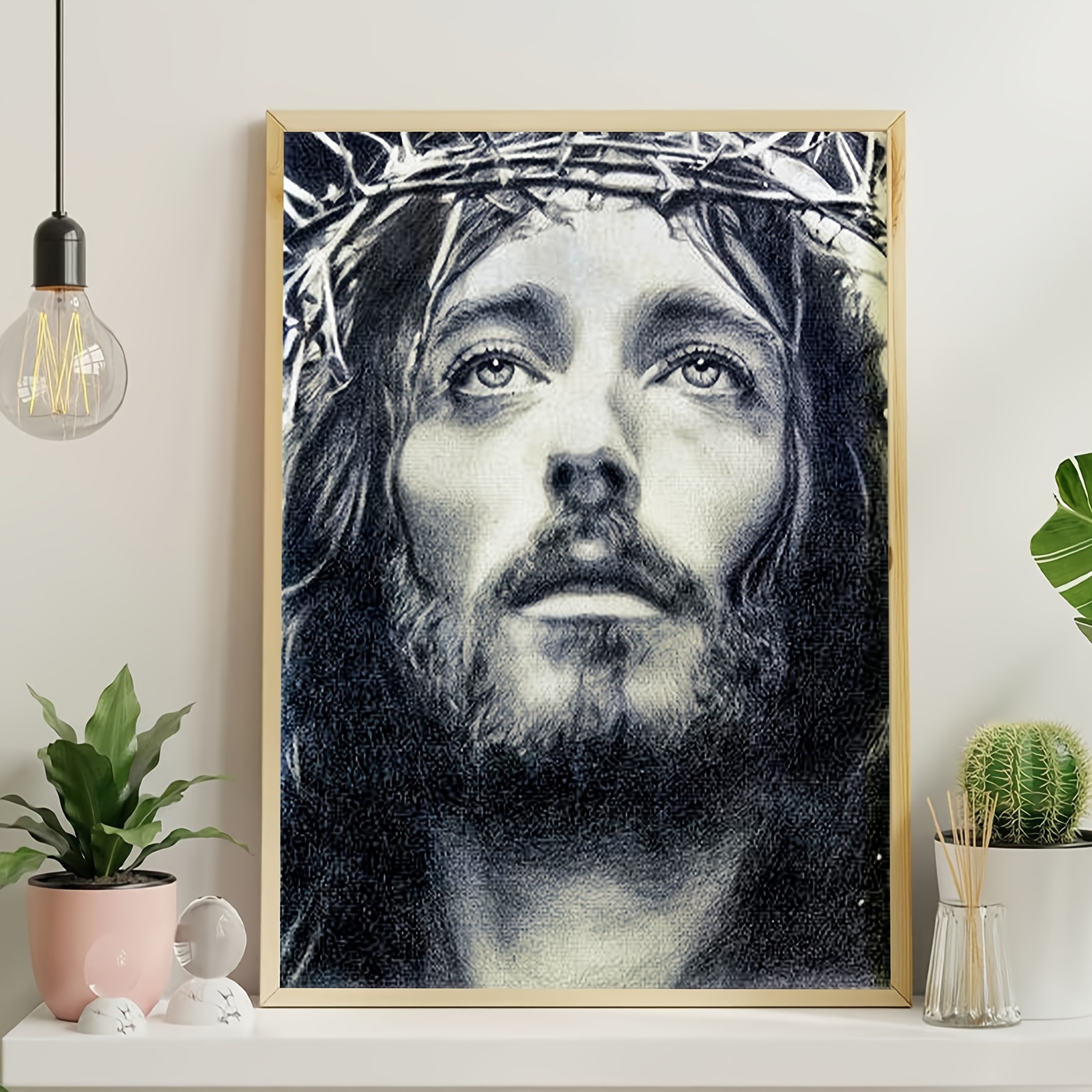 Christ Diamond Painting Kits 5d Art Embroidery Cross - Temu