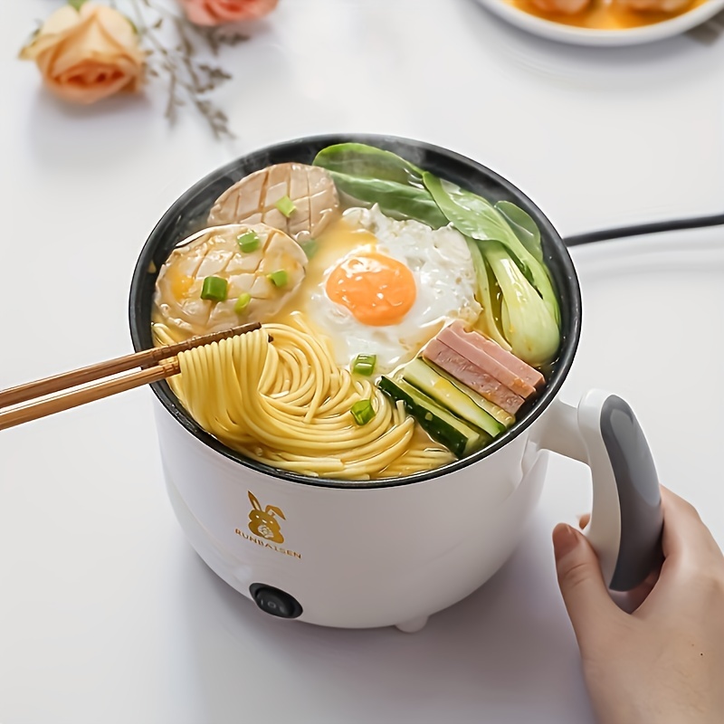 Multifunctional Electric Boiling Pot Double Layer Anti-scalding Dormitory  Instant Noodle Pot Steaming Cooking Non-stick Pot - AliExpress