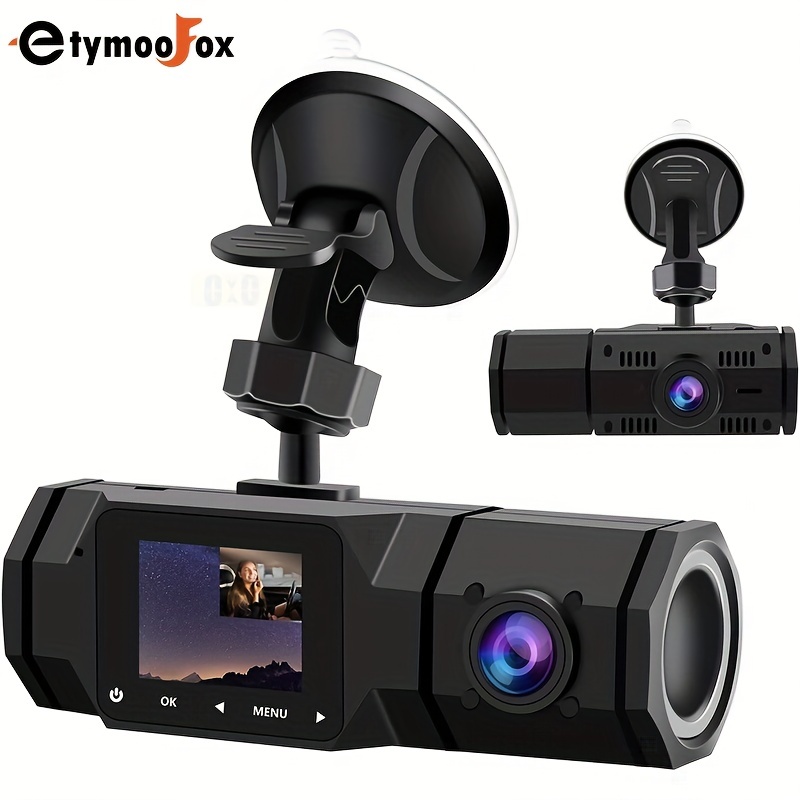 1080p Dual Lens Dash Cam For Cars front And Inside full - Temu