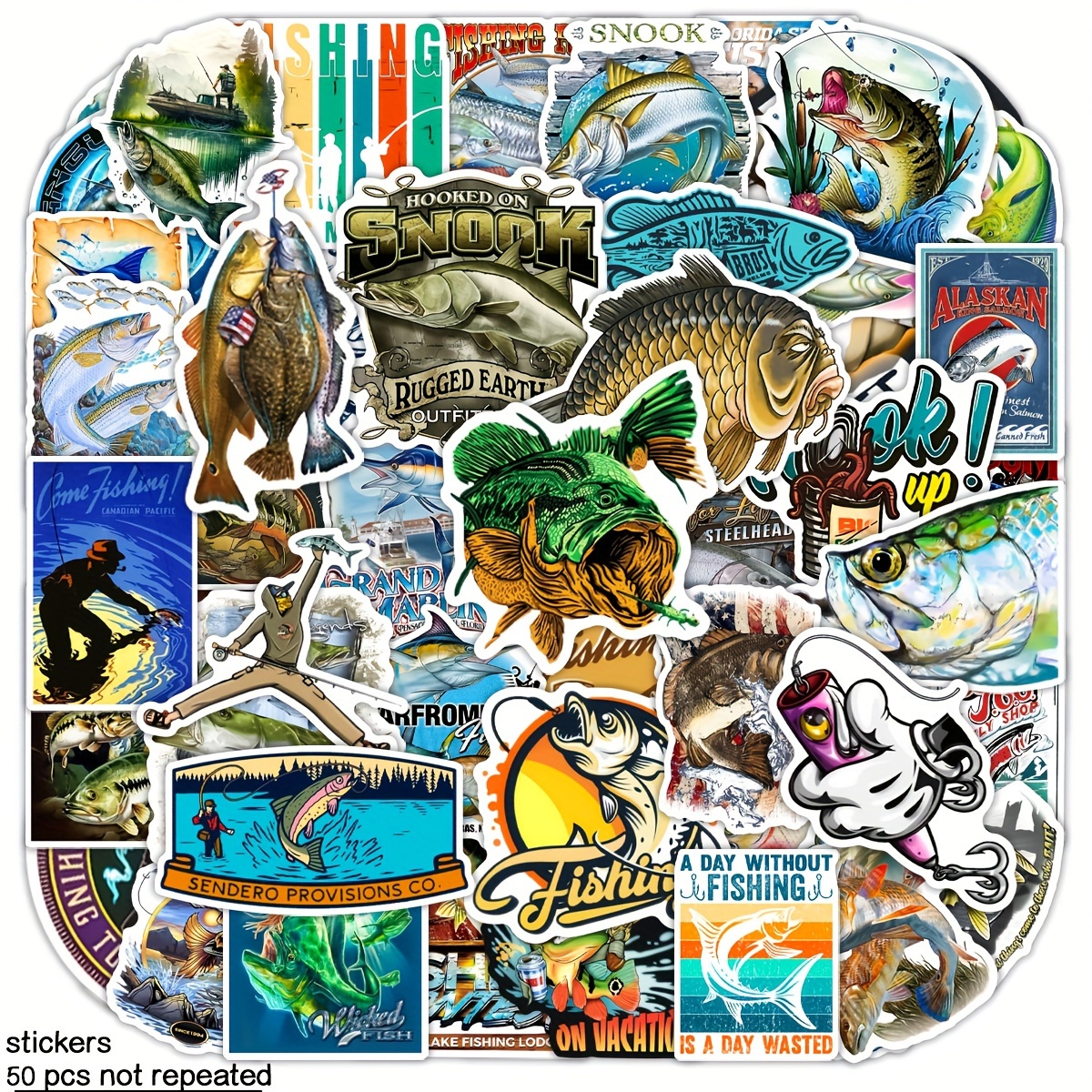 Fishing Sticker Pack -  Canada