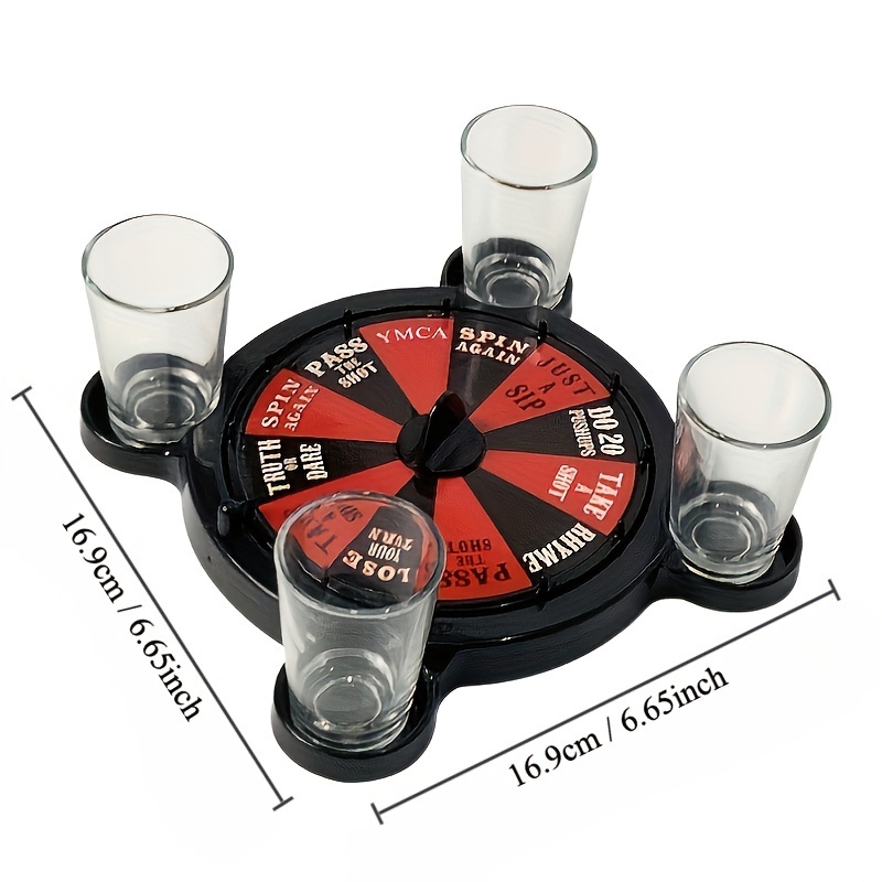 Barbuzzo Spin The Shot Adult Drinking Game - New in Box