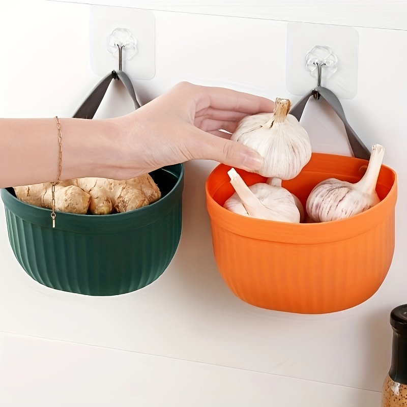 Kitchen Onion Ginger Garlic Storage Basket Small Hanging - Temu