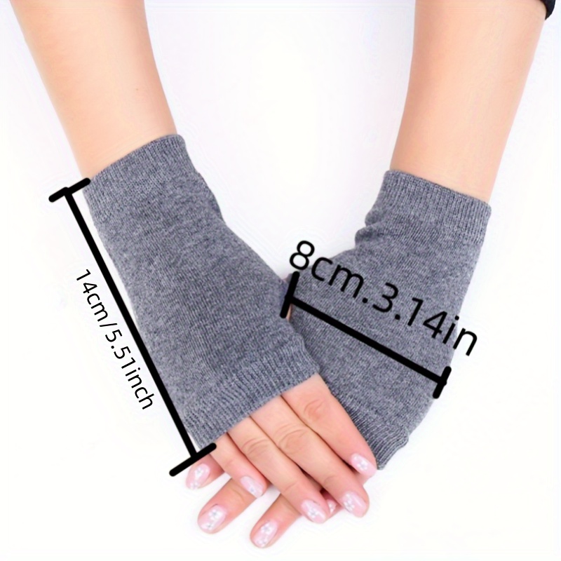 Women's Fingerless Cashmere Gloves