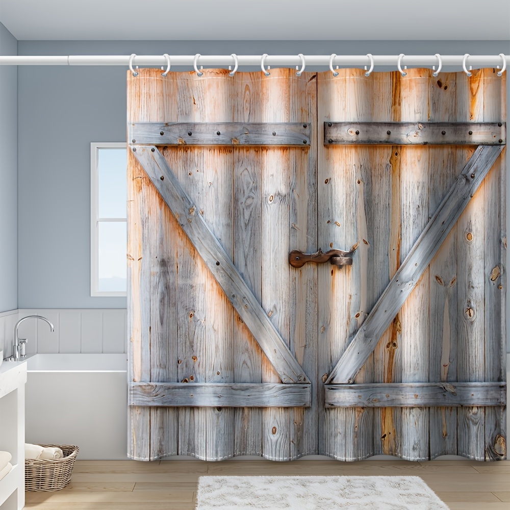 Farmhouse Style Shower Curtain - Temu