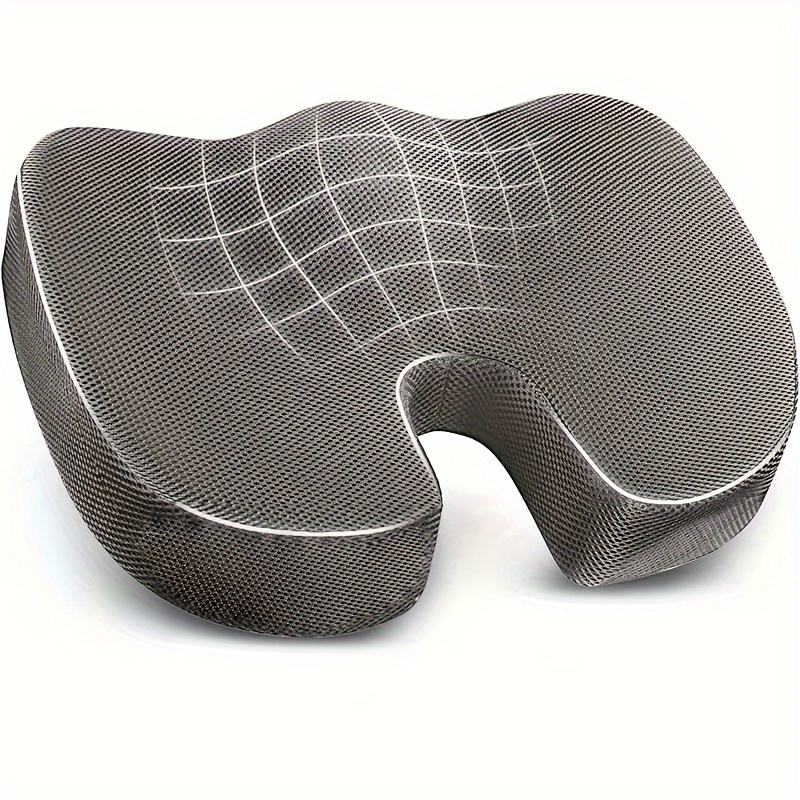 Office Car Seat Cushion, Non-Slip Sciatica & Back Coccyx Tailbone Pain  Relief Chair Pad, Memory Foam Butt Pillow for Computer Desk, Wheelchair