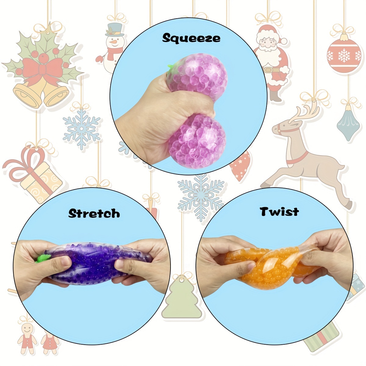 Random Color Beadeez Squishy Fruit Stress Balls Toy Tropical - Temu United  Arab Emirates