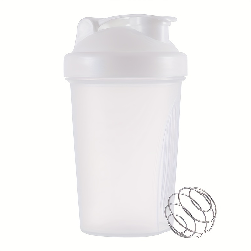 Plastic Shaker Bottle With Small Stainless Blender Ball For