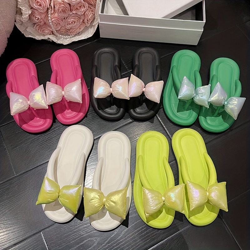 Aayomet Slippers For Women Ladies Flip Flops Open Toe Cartoon Print  Bohemian Sandals Casual Shoes Flip Flop Socks for Women,Pink 6