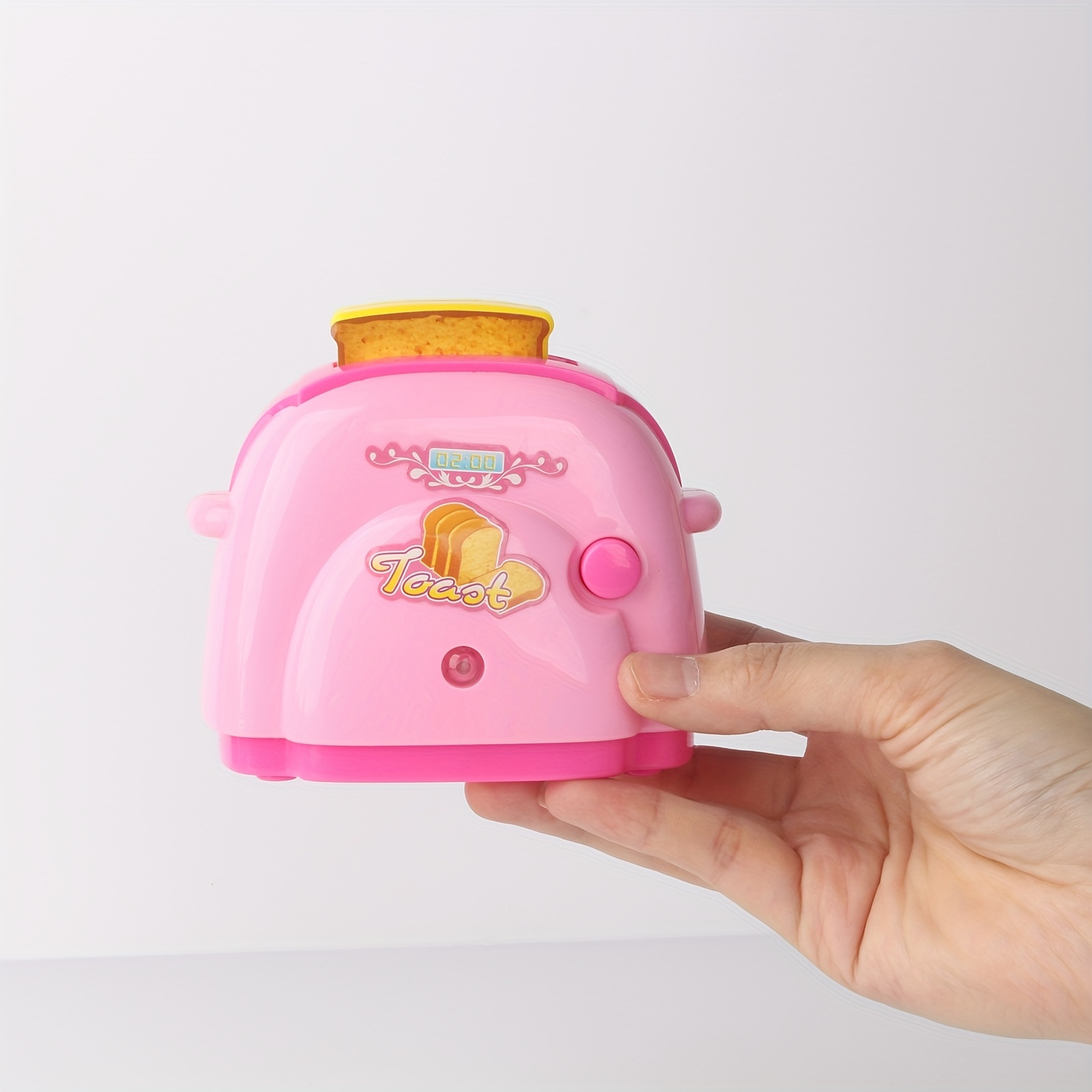 Pink best sale toy toaster