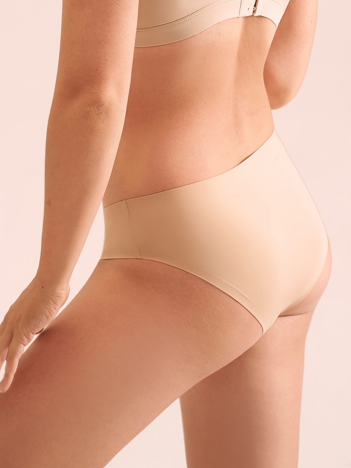Women's Seamless Soft Breathable Waist Briefs Bikini - Temu Canada