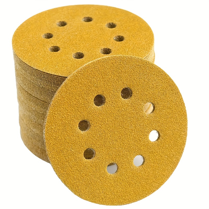 Jeu de disques abrasifs pour ponceuse à grain 60/80/120, tampon de  polissage, plaque de
