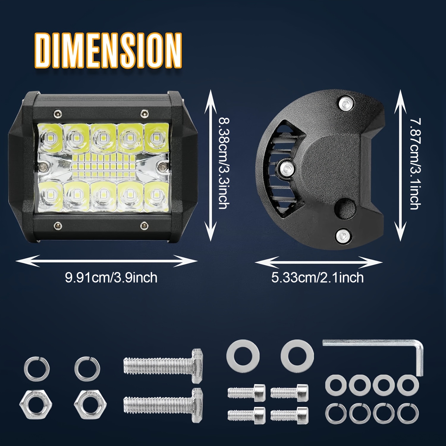 Led Bar Offroad Spot Flood Combo Led Light Bar/work Light - Temu Philippines