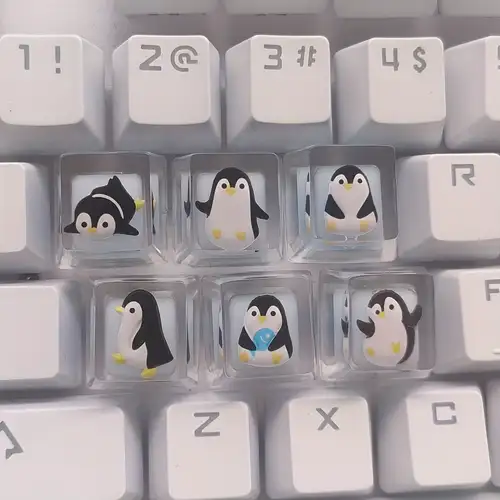 Kawaii gatos anime personalidade bonito rosa keycaps cereja perfil