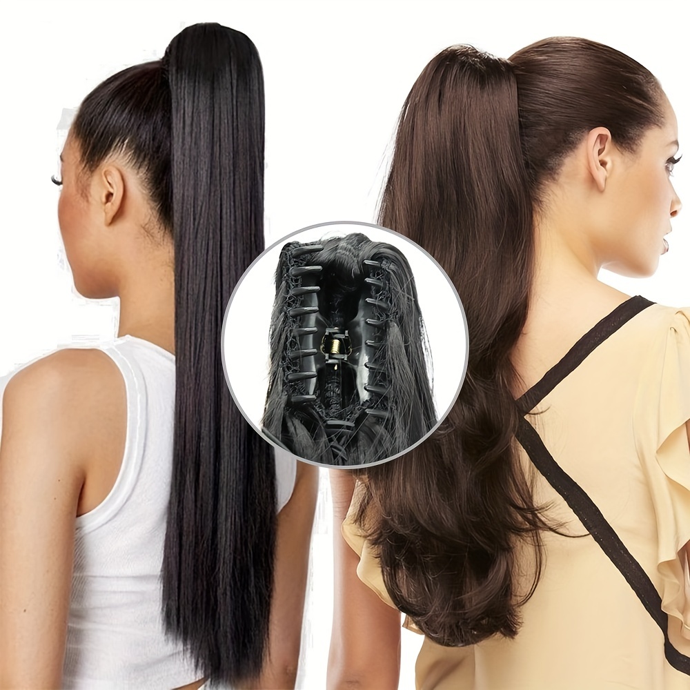 ヘアークロークリップ スプライシング大きな弓ロング