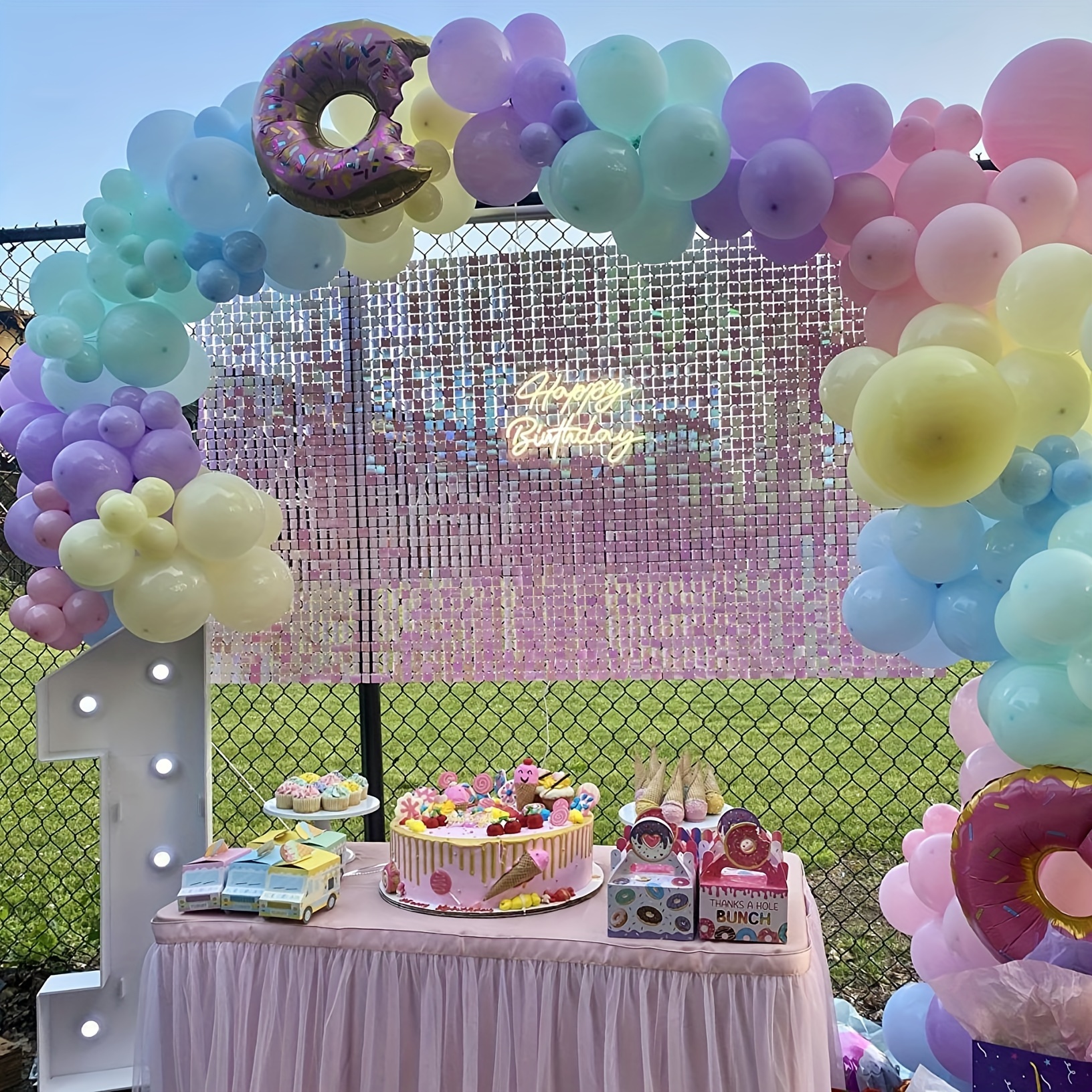 91 Mosaic Numbers For Balloons Marquee Numbers Pre Cut Light Up 91 44 Cm Tall