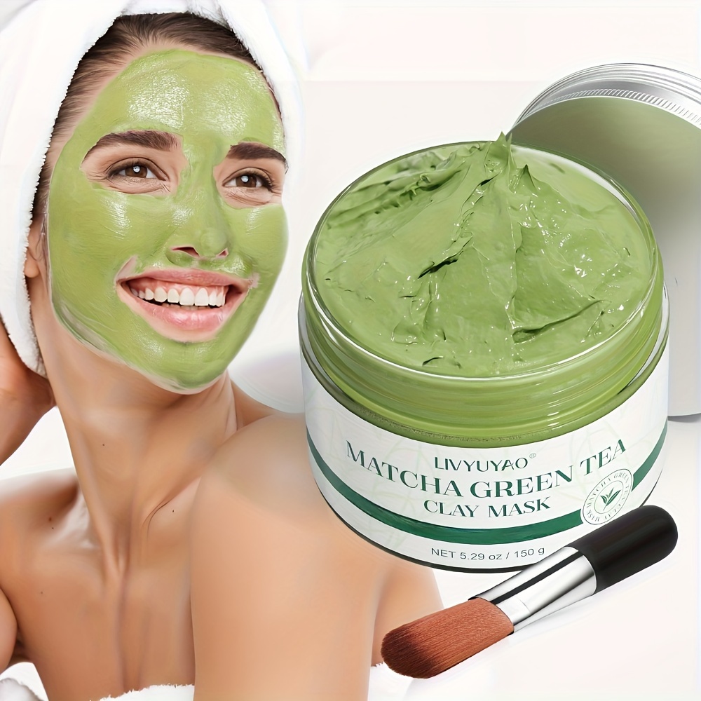 Green Tea Solid Mask Deep Cleanse Green Tea Mask Green Mask - Temu