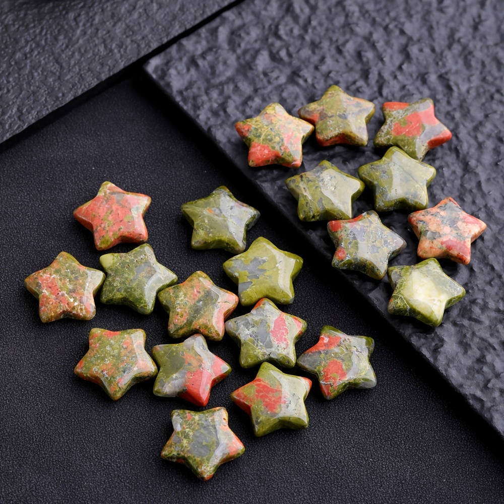 Chrysanthemum Green Stone Mini Star DIY Decoration Accessories