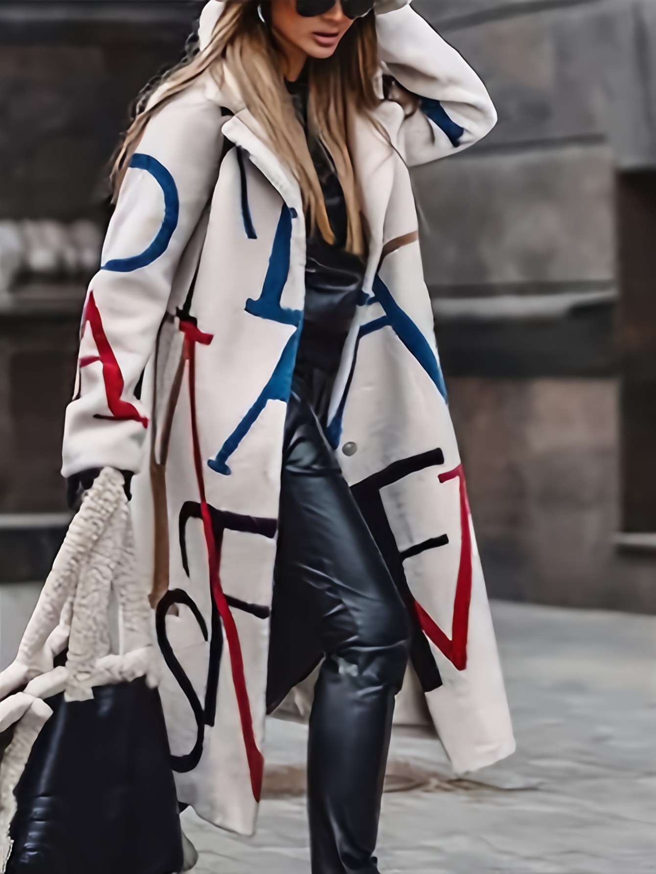Plus Size Casual Winter Coat Women's Plus Plaid Print Hoodie - Temu