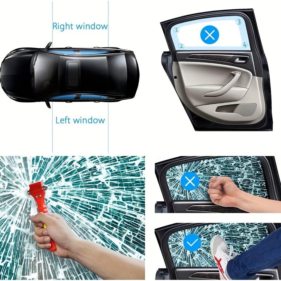 Premium Car Glass Breaker Safety Hammer Emergency Escape - Temu