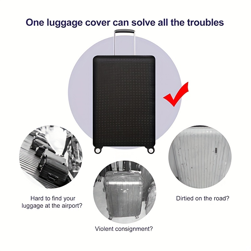 Simple Travel Suitcase Protector Trolley Case Cover Dustproof
