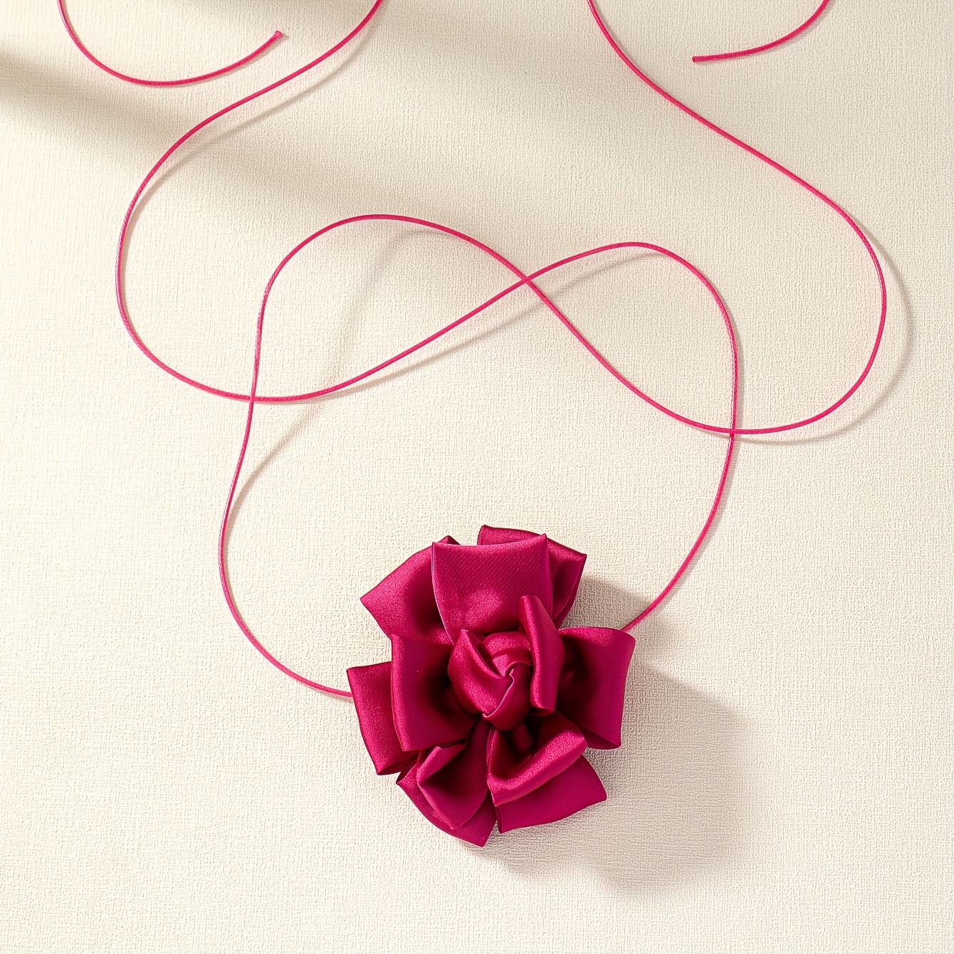 DIY FLOWER CHOKER  how to make a rose choker 