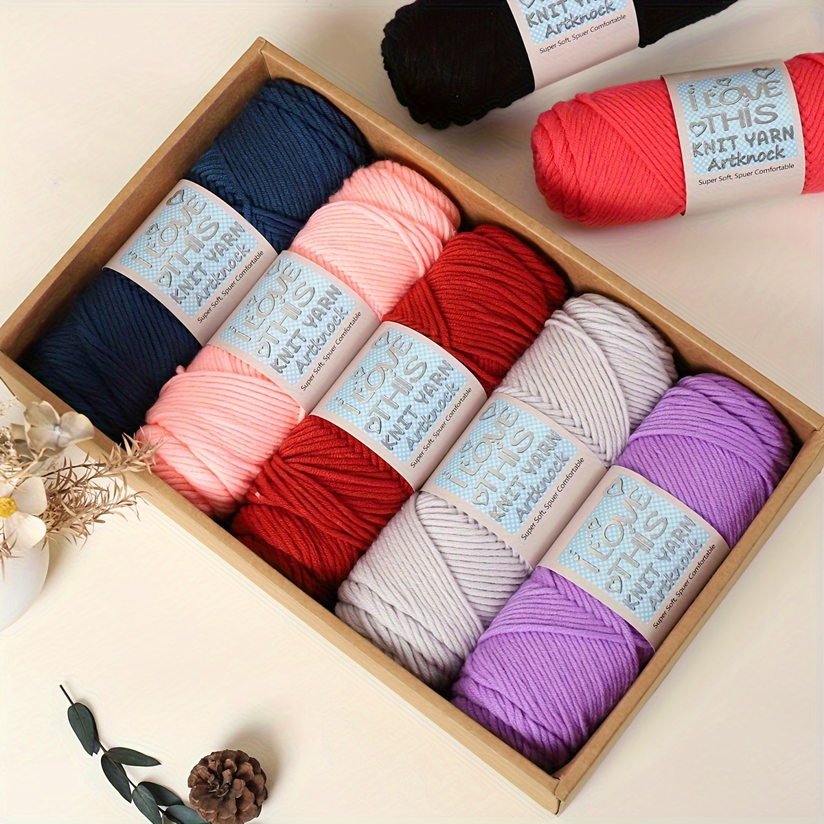 Hand knitted Crochet Yarn Super Soft Textured Knitting - Temu