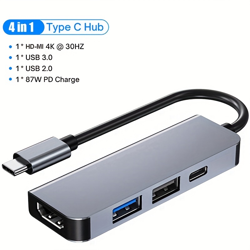 Expander Dock Station Laptop USB 3.0 PD Charging Type-C Splitter USB C HUB