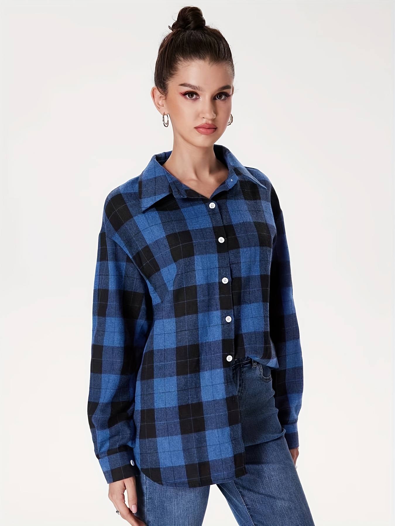 Flannel polo shirt outlet womens