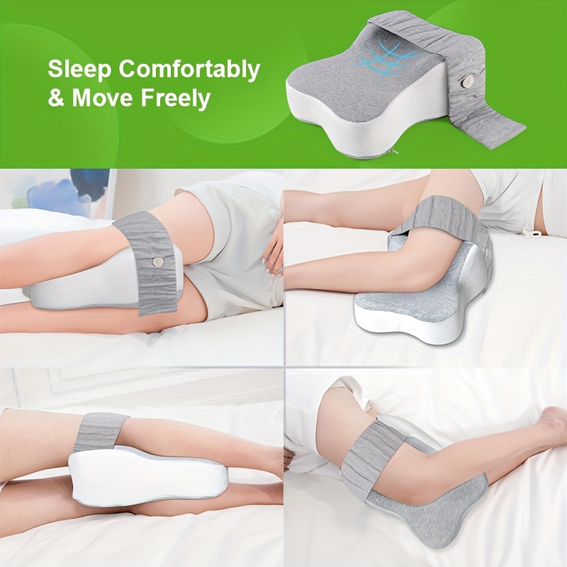 Multifunction Leg Pillow For Back, Hip, Legs, And Knee Support Wedge And  Sciatica Nerve Pressure Relax, Ergonomic Side Sleeping Pillows, Memory Foam Knee  Pillow With Strap For Side Sleeper Leg Support Cushion