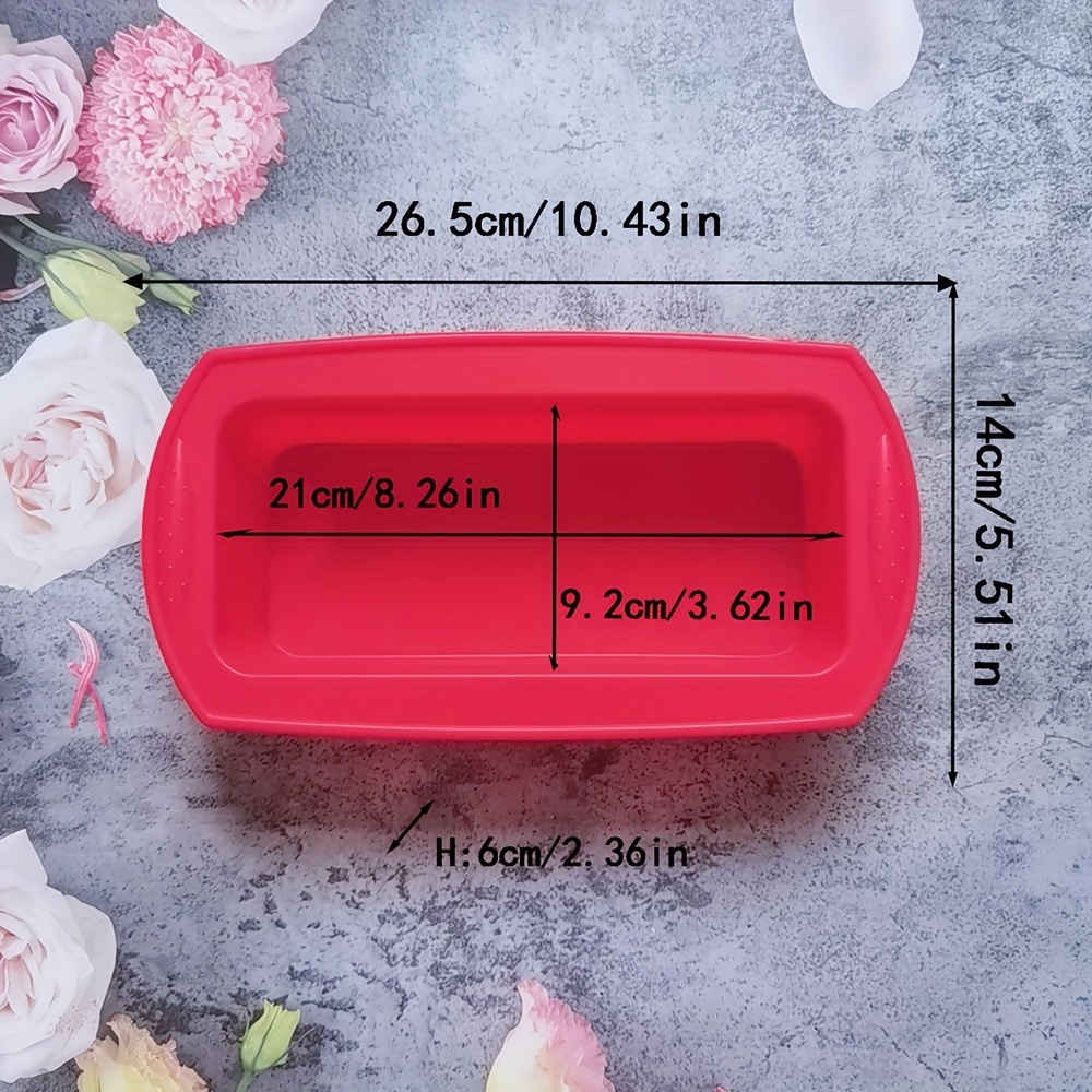 Molde Rectangular De Silicona Para Pasteles - Temu