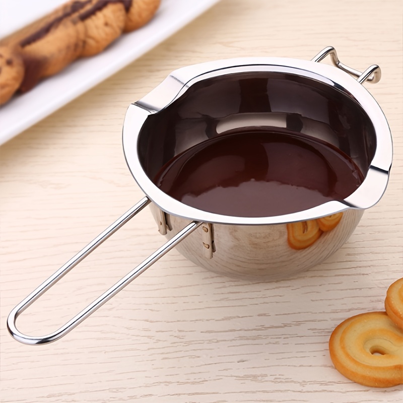 1pc 304 Stainless Steel Double Boiler Pot For Melting Chocolate Butter Candy