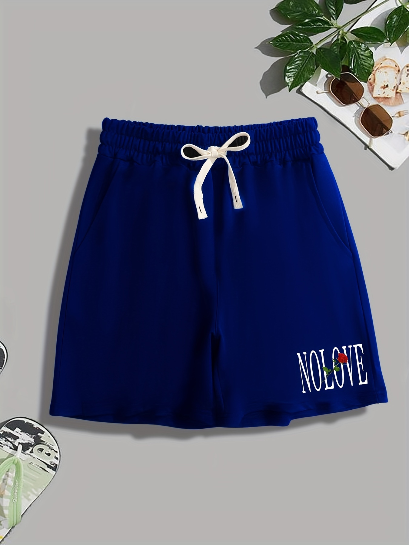 Nolove Print Mens Drawstring Shorts Summer Clothings Save Temu Australia