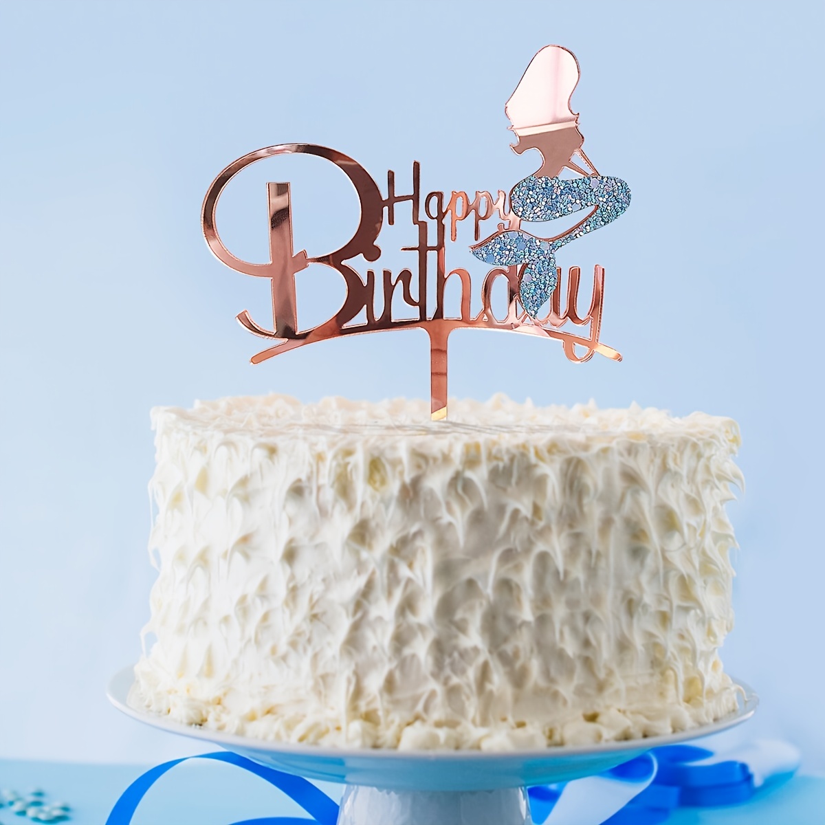 Mermaid themed Birthday Cake Insert Perfect For Decorating - Temu Australia