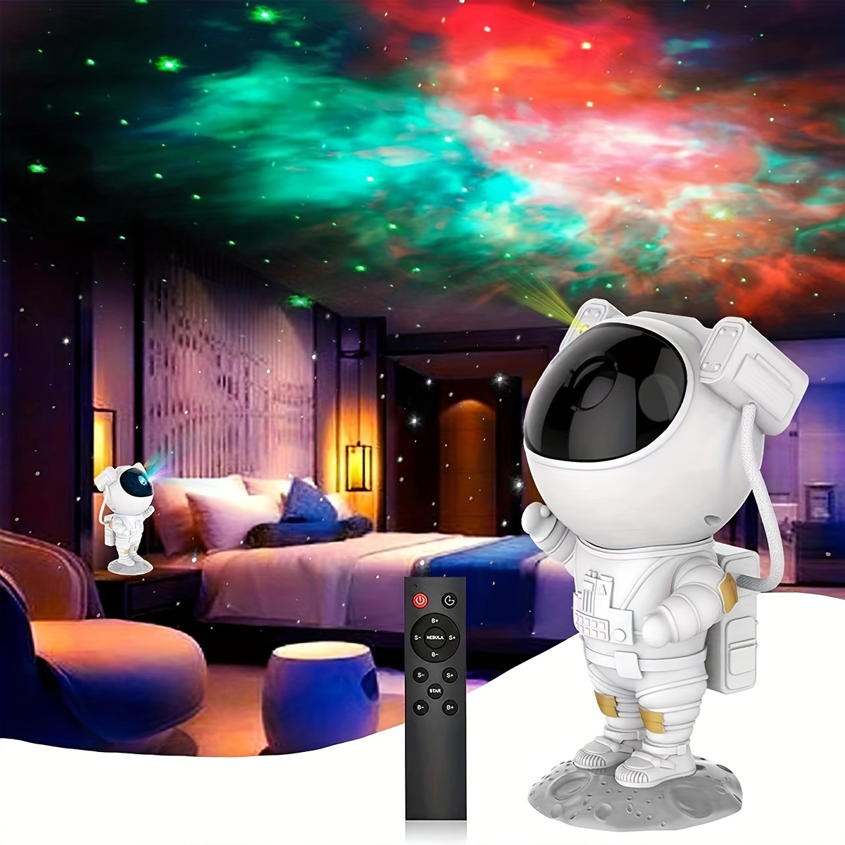 spaceman starry sky night light