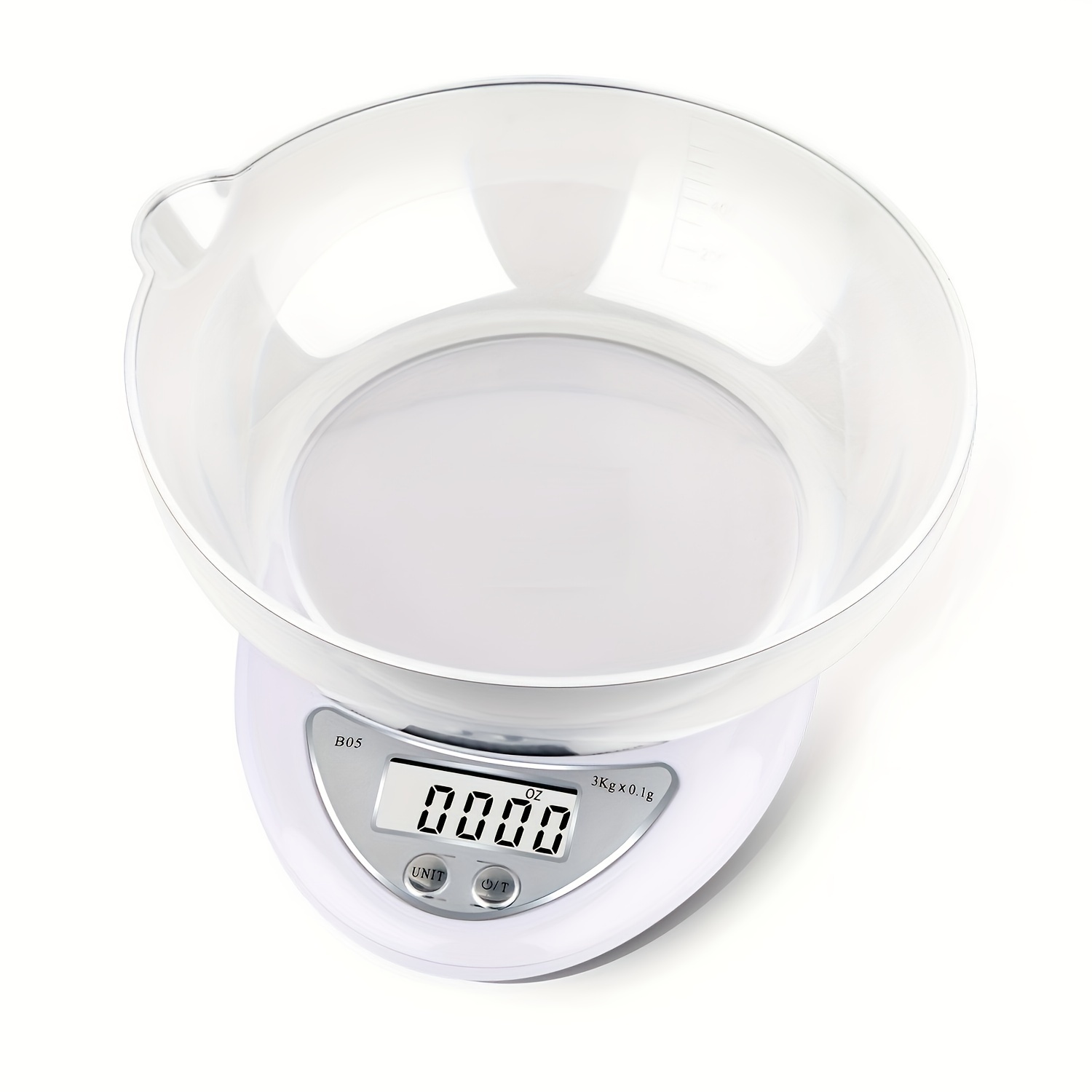 B05 Electronic Kitchen Weight Scale Digital with Removable Bowl