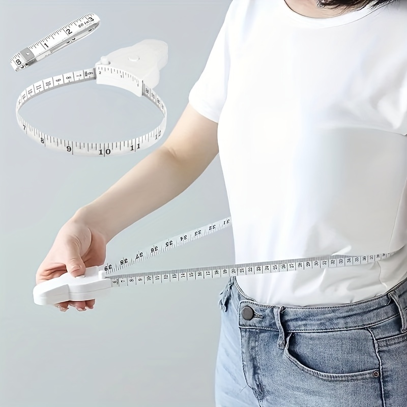 Paquete de 12 cintas métricas suaves para medir el cuerpo, 60 pulgadas,  cintura corporal, artesanía de costura a medida, cinta digital de medición  de