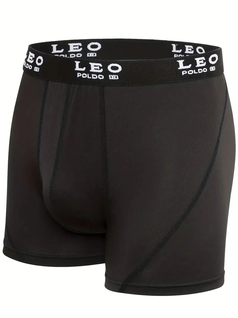 Leo Poldo Men's Fashion Milk Silk Boxer Briefs Underwear - Temu Canada