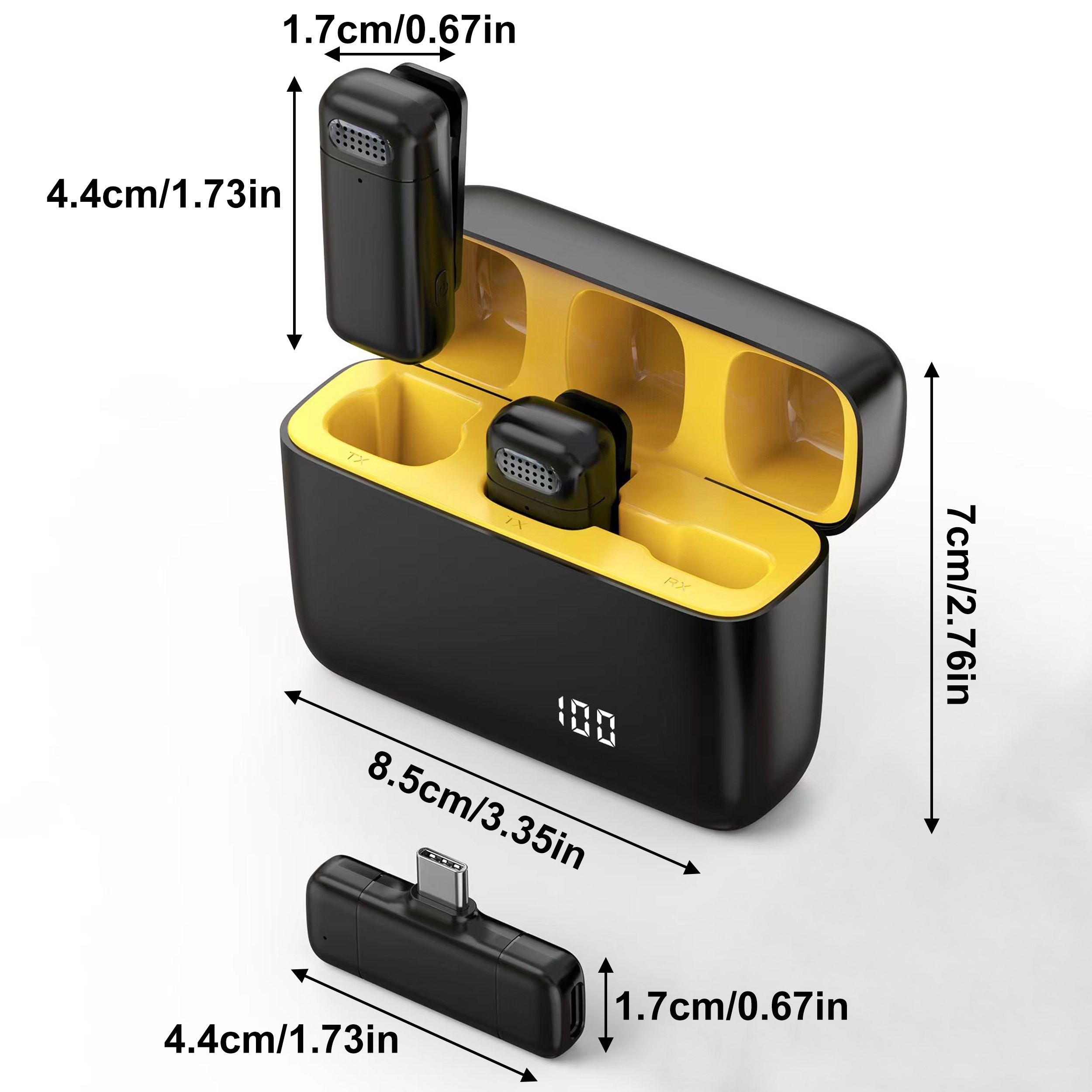 Description Picture 4 of itemK6 Wireless Microphone K Lapel Portable Bluetooth Speaker DJ MIC Gamer Microphone Gaming Phone Interview Youtube Live Streaming