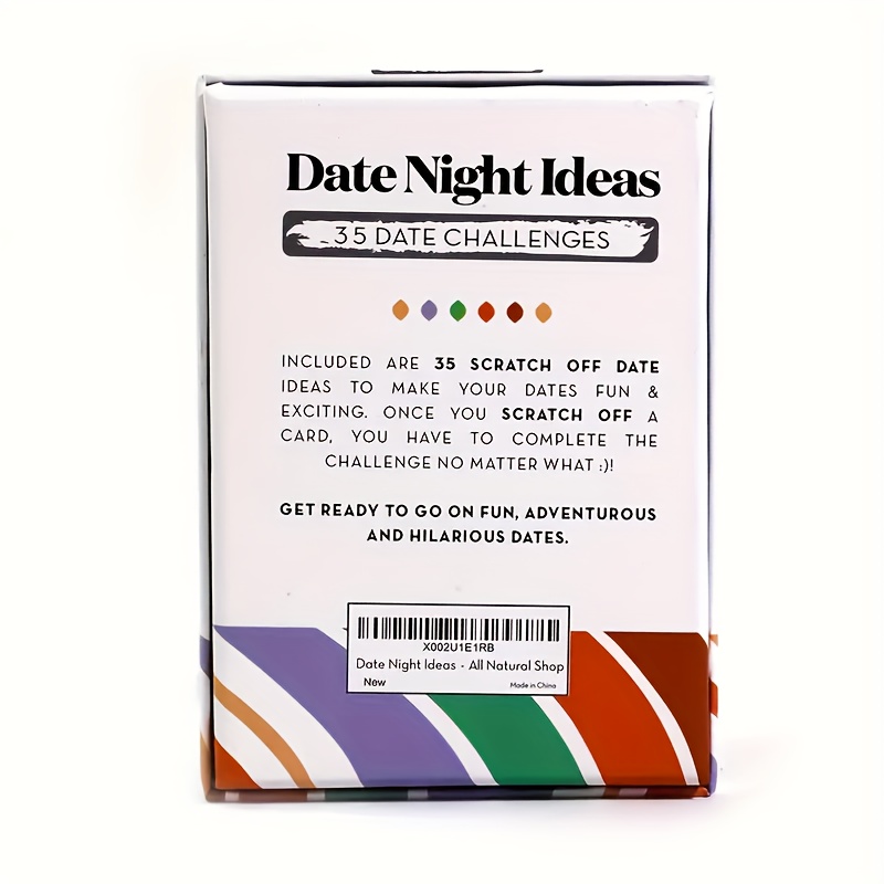 Romantic Couples Gift - Fun & Adventurous Date Night Box - Scratch Off