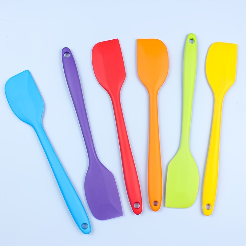 2 cucharas de silicona antiadherentes para mezclar, cucharas de silicona  para cocinar, resistentes al calor, utensilio de cocina para cocina,  hornear
