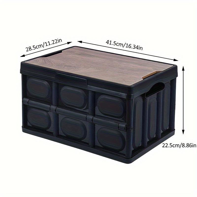 large capacity storage box outdoor camping foldable storage box car box finishing outdoor camping storage box details 6