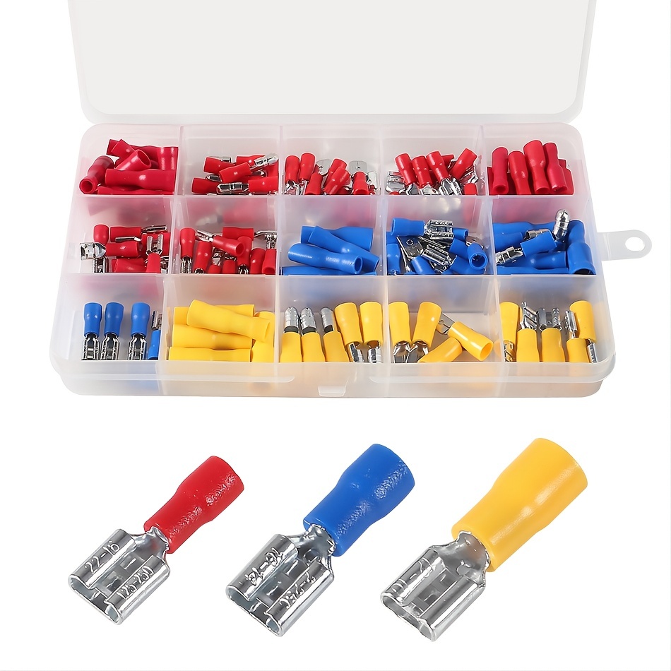 Electrical Wire Connectors Insulated Wire Crimp Terminals - Temu