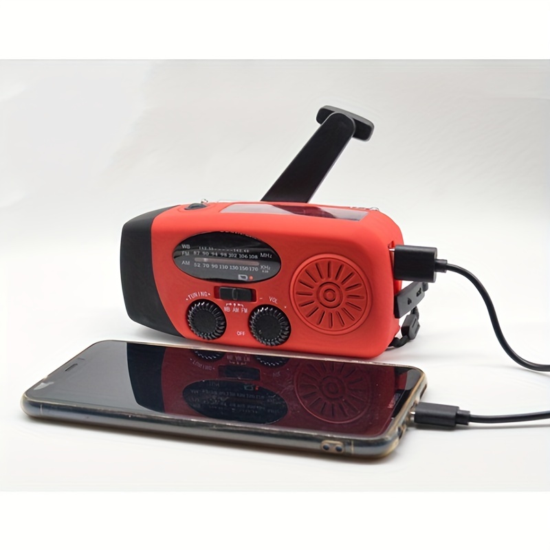 EMERGENCY HAND CRANK RADIO FLASHLIGHT USB CHARGER