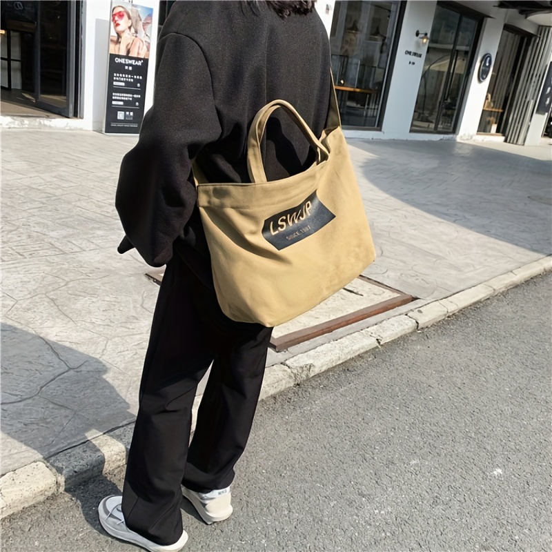 Graphic Tote Bag With Crossbody Bag
